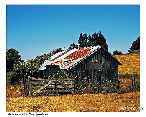 DSC02992-c1-f1.tif - Barn on a Hot Day, Petaluma