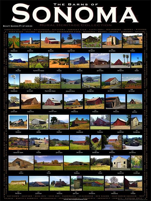 Barns of Sonoma Poster
